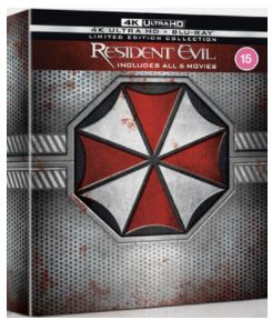Resident Evil Collection 1-6 4K Ultra HD + Blu-Ray (import Sv text)