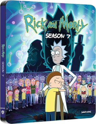 Rick And Morty Season 7 Limited Edition Steelbook Blu-Ray