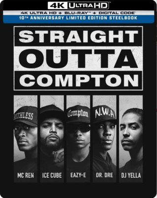 Straight Outta Compton (10th Anniversary Edition) 4K UHD bluray (Steelbook) US-import
