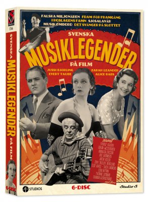 Svenska musiklegender (6-disc) (DVD)