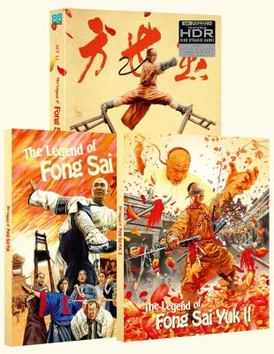 The Legend Of Fong Sai Yuk / The Legend Of Fong Sai Yuk 2 Deluxe Limited Edition 4K UHD bluray
