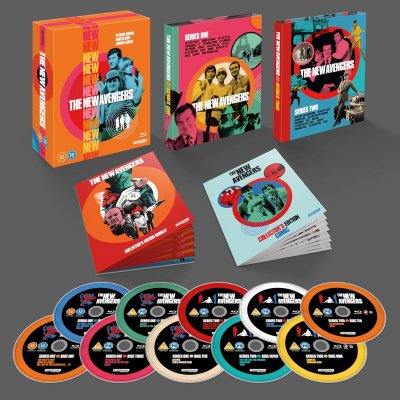 The New Avengers Series 1+2 Complete Collection Limited Collectors Edition Blu-Ray