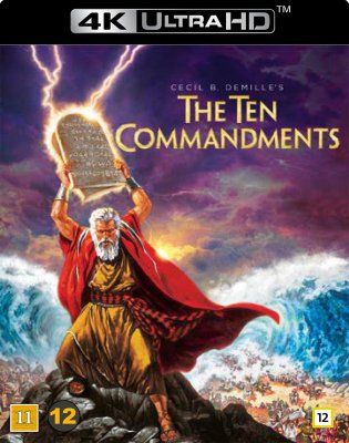 De tio budorden 4K UHD bluray