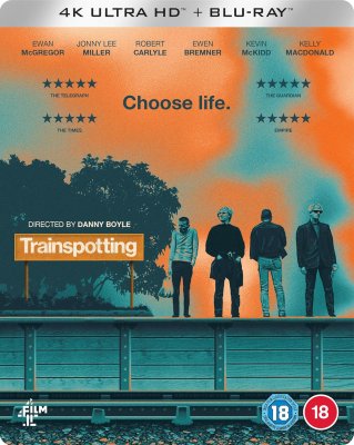 Trainspotting Limited Edition Steelbook 4K Ultra HD bluray
